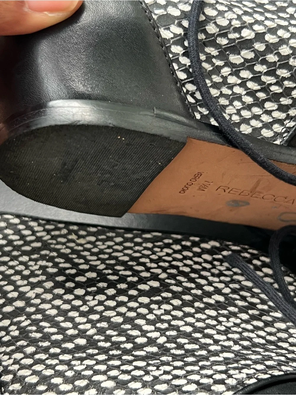 Rebecca Minkoff black leather